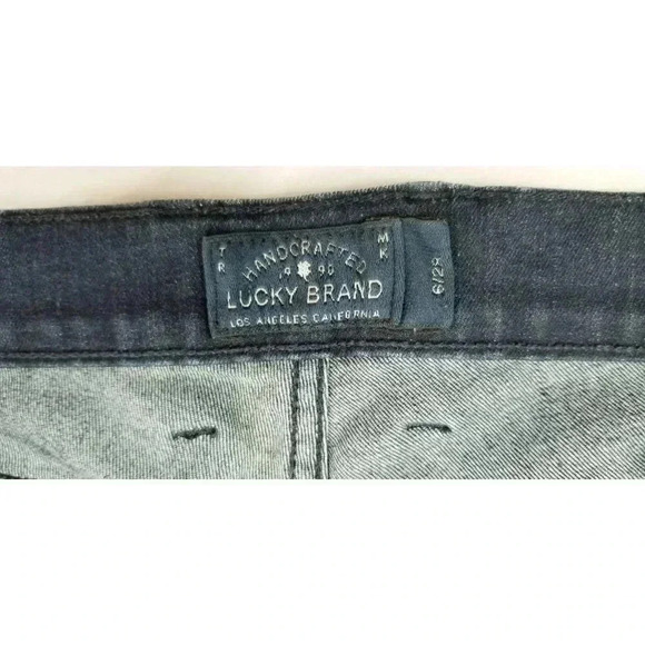 Lucky Brand 28X28 Women's Charlie Pencil Capri Size 6/28 Indigo Blue Denim Jeans - Picture 6 of 13
